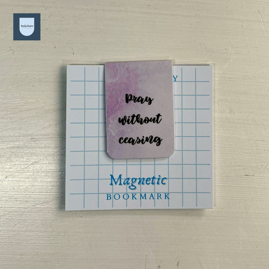 "Pray Without Ceasing” Magnetic Bookmark | Christian Journal & Bible Bookmark