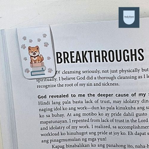 Dog & Cat Magnetic Bookmark Set | Handmade Animal Lover Gift | Books, Planners & Journals